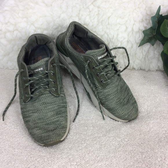 Skechers Other - Skechers Olive Green Men’s Sneakers Size 9.5M
